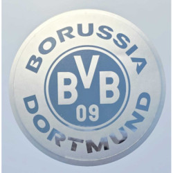 Borussia Dortmund Sticker - Spiegelfolie -  Ø 8 cm Aufkleber Logo BVB 09