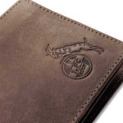 1. FC Köln Ledergeldbörse braun Geldbörse Vintage-Design Portmonee Geldbeutel Herren