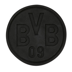 Borussia Dortmund Silikonuntersetzer 4er Set schwarz | Untersetzer  BVB 09