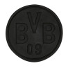 Borussia Dortmund Silikonuntersetzer 4er Set schwarz | Untersetzer  BVB 09