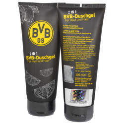 Borussia Dortmund 2in1 Duschgel Lemon/Aloe Vera für Haut und Haar | Hair & Body Showergel BVB 09