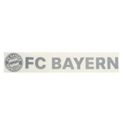 FC Bayern München Heckscheibenaufkleber - Classic - silber XXL Auto Aufkleber Sticker FCB