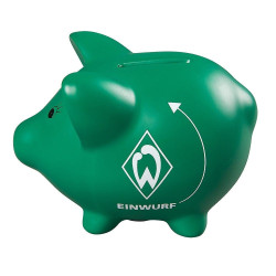 SV Werder Bremen Sparschwein - Einwurf - grün Sparbüchse Spardose Piggy Bank