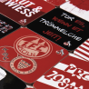 1. FC Köln Korkuntersetzer - Erfolge & Schriftzüge - Untersetzer 12er Set