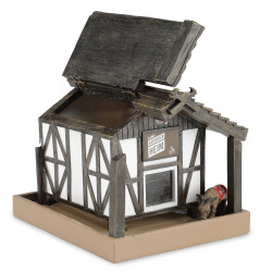 1. FC Köln Vogelhaus - Kleines Geißbockheim - Futterstation, Futterhaus - plus Lesezeichen I love Köln