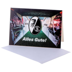 SC Freiburg Grußkarte -  Alles Gute - Karte | Glückwunschkarte | Klappkarte SCF