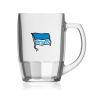 Hertha BSC Berlin Bierglas Fahne 0,5 l Bierseidel Logo Glas Bierhumpen Bierkrug