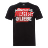 FC Bayern München T-Shirt - Münchens wahre Liebe - schwarz Shirt FCB - diverse Größen