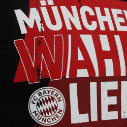 FC Bayern München T-Shirt - Münchens wahre Liebe - schwarz Shirt FCB - diverse Größen