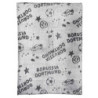 Borussia Dortmund Kinder Fleecedecke grau | 130 x 170 cm | Kuscheldecke | Decke | BVB 09
