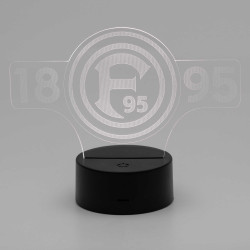 Fortuna Düsseldorf LED Licht - F95 1895 - Nachtlicht Leuchte Lampe