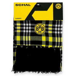 Borussia Dortmund Schal - kariert - Fanschal BVB 09