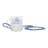 FC Schalke 04 Schnapsglas mit Kordel 2er Set | Schnapsseidel | Glas S04