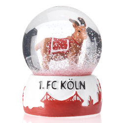 1. FC Köln Schneekugel Mini Schüttelkugel Hennes