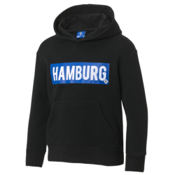 Hamburger SV Kinder Kapuzenpullover - Stefan - schwarz Sweater Kids Hoodie HSV - diverse Größen