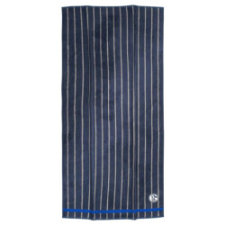 FC Schalke 04 Badetuch - navy Streifen - 90 x 180 cm | Duschtuch | Strandtuch | S04
