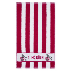 1. FC Köln Gästetuch - Blockstreifen - 2er Set Gäste Handtuch 50 x 30 cm