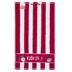 1. FC Köln Gästetuch - Blockstreifen - 2er Set Gäste Handtuch 50 x 30 cm