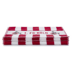 1. FC Köln Gästetuch - Blockstreifen - 2er Set Gäste Handtuch 50 x 30 cm