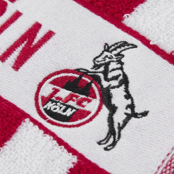 1. FC Köln Gästetuch - Blockstreifen - 2er Set Gäste Handtuch 50 x 30 cm