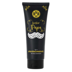 Borussia Dortmund 2in1 Duschgel - Bester Papa - Olive für Haut und Haar | Hair & Body Showergel BVB 09
