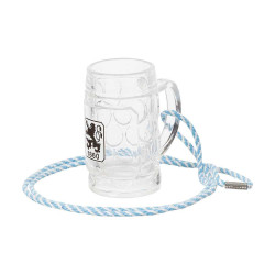 TSV 1860 München - Schnapsglas mit Kordel - 2er Set Schnapsseidel Glas