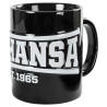 F.C. Hansa Rostock Tasse - Relief Est. 1965 - Kaffeetasse schwarz Becher