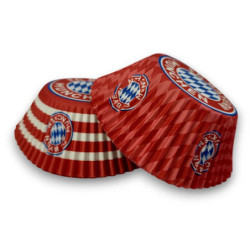FC Bayern München Muffinförmchen 24 Stück | Muffin Förmchen FCB