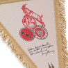 1. FC Köln Retrowimpel mit Goldkette | 27 cm Schmuckwimpel | Banner | Wimpel