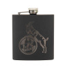 1. FC Köln Flachmann - Logo - schwarz Taschenflasche Edelstahl Flasche