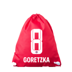 FC Bayern München Sportbeutel - Goretzka- rot Turnbeutel FCB