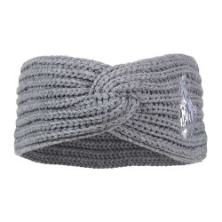 1. FC Köln Stirnband grau - Logo - mit Knoten-Optik Ohrenwärmer Headband
