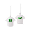 Borussia Mönchengladbach Christbaumschmuck - Trikot Retro - 2teilig Weihnachtskugeln BMG