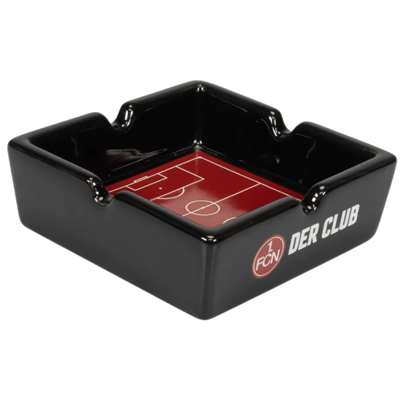 1. FC Nürnberg Aschenbecher - Ascheplatz - schwarz-rot | Ascher | FCN