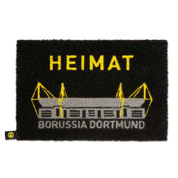 Borussia Dortmund Fußmatte - Heimat - Türmatte, Fußabstreicher, Abtreter BVB 09