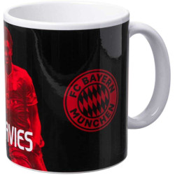 FC Bayern München Tasse - Davies - schwarz Signatur Kaffeetasse, Mug FCB
