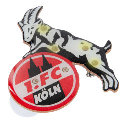 1. FC Köln Anstecker - Logo blinkend - Pin Blinky Button