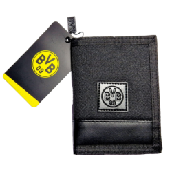 Borussia Dortmund Geldbörse - Label - schwarz Porte­mon­naie Geldbeutel BVB 09