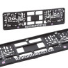 FC Bayern München Kennzeichenverstärker - Rekordmeister - 2er Set FCB Nummernschildhalter 3D-Optik