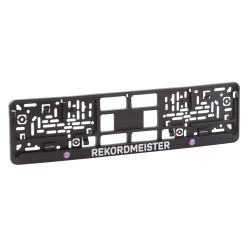 FC Bayern München Kennzeichenverstärker - Rekordmeister - 2er Set FCB Nummernschildhalter 3D-Optik