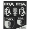 FC Augsburg Aufkleberbogen Nachtleuchtend 7-teilig Sticker Aufkleberkarte FCA