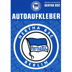 Hertha BSC Berlin Autoaufkleber - Logo XXL - blau-weiß Sticker Aufkleber Maxi