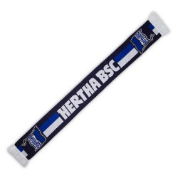 Hertha BSC Berlin Schal - Blau-Weiss-Streifen - navy Fanschal HBSCB