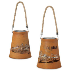 1. FC Köln Solar Laterne - Skyline - Lampe Leuchte