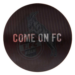 1. FC Köln Aufkleber Lentikular - Come on FC - Sticker mit Wechselbild