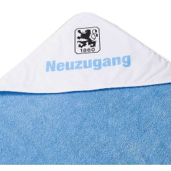 TSV 1860 München Baby Kapuzenbadetuch - Neuzugang - Kapuzenhandtuch Badetuch