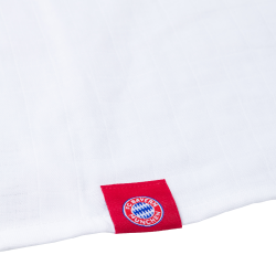 FC Bayern München Baby Mulltuch 3er Set Schnuffeltuch Spucktuch Schmusetuch Mulltücher