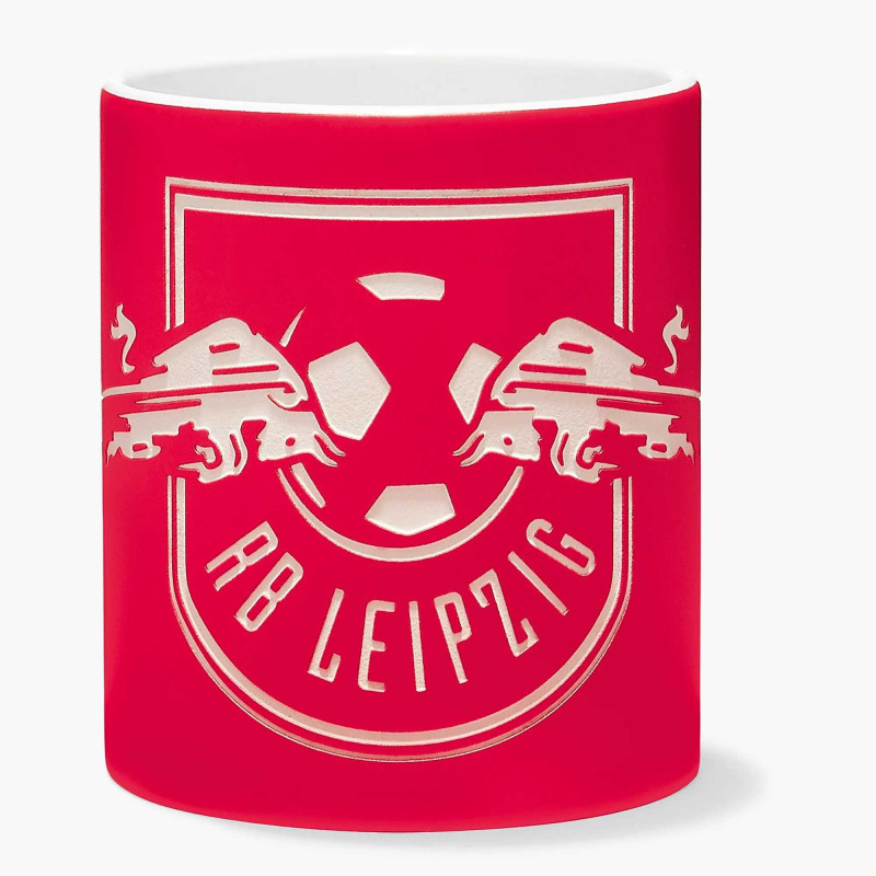 RB Leipzig Tasse - Logo sandgestrahlt - rot Kaffeebecher RBL Becher Mug