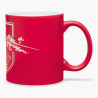 RB Leipzig Tasse - Logo sandgestrahlt - rot Kaffeebecher RBL Becher Mug