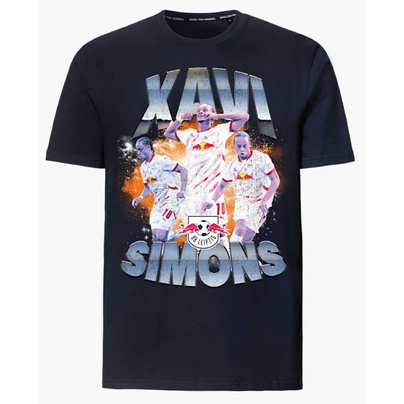 RB Leipzig Kinder T-Shirt - Xavi - Navy Shirt RBL | Gr. 140 bis 164